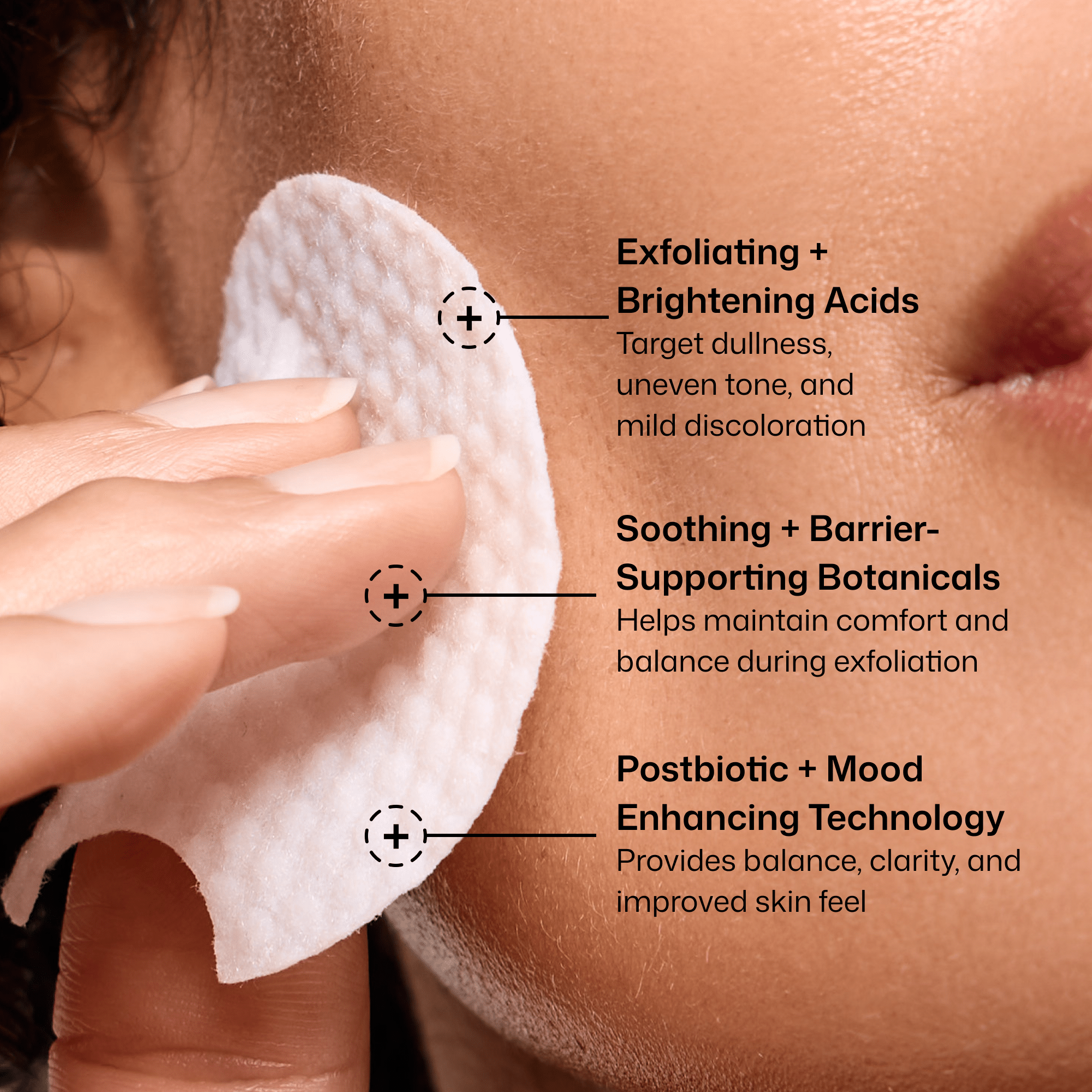 Tone+ Correcting Pads™ | Brightening & Exfoliating Pads - Image 3